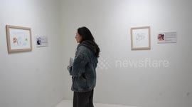 Children’s drawings from Gaza featured in New York exhibition