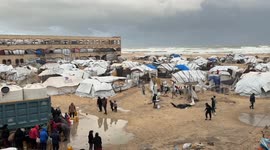 Storm kills 4, injures several others as damaged buildings collapse in Gaza (3)