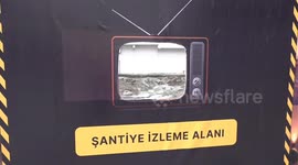 Türkiye's 'national sport' gets viewing window: Watching construction site