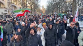 Germany: Mass protest in Berlin urges Trump to act on Iran