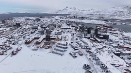 Drone footage shows colorful coastline of Greenland’s Nuuk as Trump eyeing island