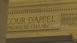 Marine Le Pen appears at Paris courthouse for appeal case