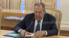 Russian FM meets Namibian counterpart in Moscow