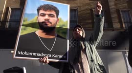 Demonstration held in London in support of anti-government protests in Iran