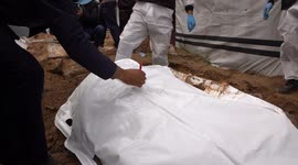 Remains of 50 Palestinians reburied in Gaza Strip