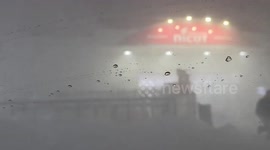 Japan: Blizzard Conditions Reduce Visibility in Sapporo Area 4