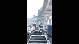 Crane collapses killing two drivers a day after train tragedy in Thailand