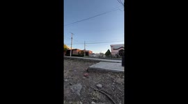 Motorcycle riders thrown off by collision in Saltillo, Coahuila, Mexico