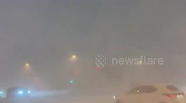 Japan: Blizzard Conditions Reduce Visibility in Sapporo Area 6