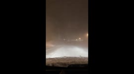 Japan: Blizzard Conditions Reduce Visibility in Sapporo Area 7