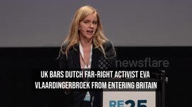 UK Bars Dutch Far-Right Activist Eva Vlaardingerbroek from Entering Britain