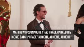 Matthew McConaughey trademarks 'alright, alright, alright!' catchphrase to combat AI misuse