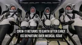 Crew-11 Returns To Earth After Early ISS Departure Over Medical Issue