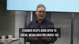 Starmer Keeps Door Open To Social Media Ban For Under-16s