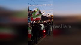 Anti-regime protesters hold rally in Amsterdam as US ponders military action