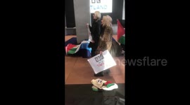 UK: Activists Rally Inside BBC Scotland Over Reporting on Gaza and Hunger Strikers