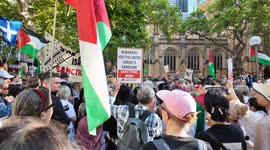 Pro-Palestine rally goes ahead as government fails to stop protests, Sydney, Australia
