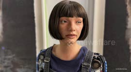 UNCAPTIONED: British humanoid robot designs space habitat in world first