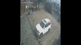 Quick Thinking Saves Man From Charging Bull in Meerut