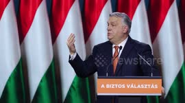 UNCAPTIONED: Global Far-Right Leaders Rally Behind Viktor Orbán Ahead of Tight Hungarian Election