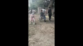 Boys Fall Off Bike Doing a Wheelie