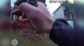 US: Brave Police Officers Rush Into Burning Home To Save Family