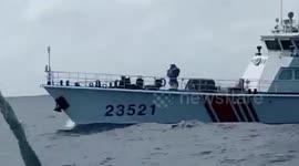 China Coast Guard 'blocks and chases' Filipino fishing boat entering disputed reef