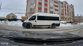 Pedestrian struck after running into traffic on Razdolnaya Street in Kanash, Russia