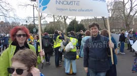 Freedom to education: Stop the Children's Wellbeing and Schools Bill in London UK