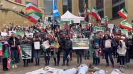 Scotland: Iranian Protest in Glasgow