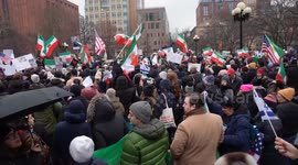 Rally against oppressive Iranian regime of Supreme Leader Ali Hosseini Khamenei. 6