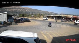 Truck Loses Control While Saving Biker, Rams Into Shop; Two Injured” Nashik