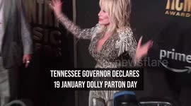 Tennessee Governor declares 19 January Dolly Parton Day
