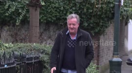 UNCAPTIONED: Piers Morgan hospitalised after suffering fall