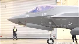 Israel, Nevatim: Three new F-35i “Adir” fighter jets landed at Nevatim Air Base