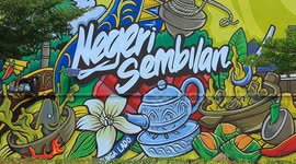 Artistic expression through 'Doodle Art' which brings together the culture and special attractions of Negeri Sembilan
