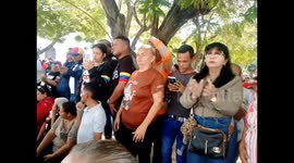 Venezuelans demand the release of President Nicols Maduro in Maracaibo