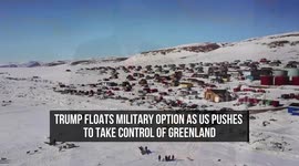 Trump Floats Military Option as US Pushes to Take Control of Greenland