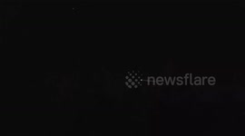 SpaceX Crew 11 spacecraft seen returning through Earth atmosphere