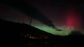 northern lights aurora borealis northern Scotland
