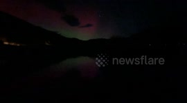 northern lights Scottish highland