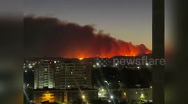 Chile, Concepción: Fire Turns Dawn Orange As Wildfires Choke Southern Chile