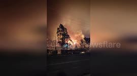 Chile, Penco: Apocalyptic Smoke Chokes Penco As Wildfires Rage Across Southern Chile