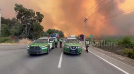 Chile, Ránquil: Wildfire Forces Evacuations And Emergency Response In Ranquil