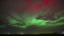 Powerful geomagnetic storm sparks incredible aurora display in the Netherlands