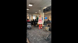 Buddy the Elf Spotted at Chicago Midway Airport During the Holidays