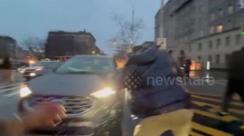 US: Large Crowds Block Roads in New York City to Celebrate Senegal AFCON Win