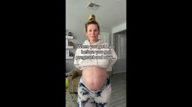 ‘Turtle shell’ baby bump goes viral as mum shows unusual 38‑week pregnancy belly in 4‑million‑view TikTok