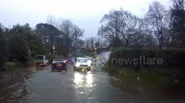 Cornwall battered again, high winds and torrential downpours.