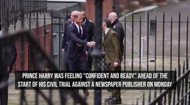 Prince Harry feeling 'confident and ready' on first day of trial against newspaper publisher